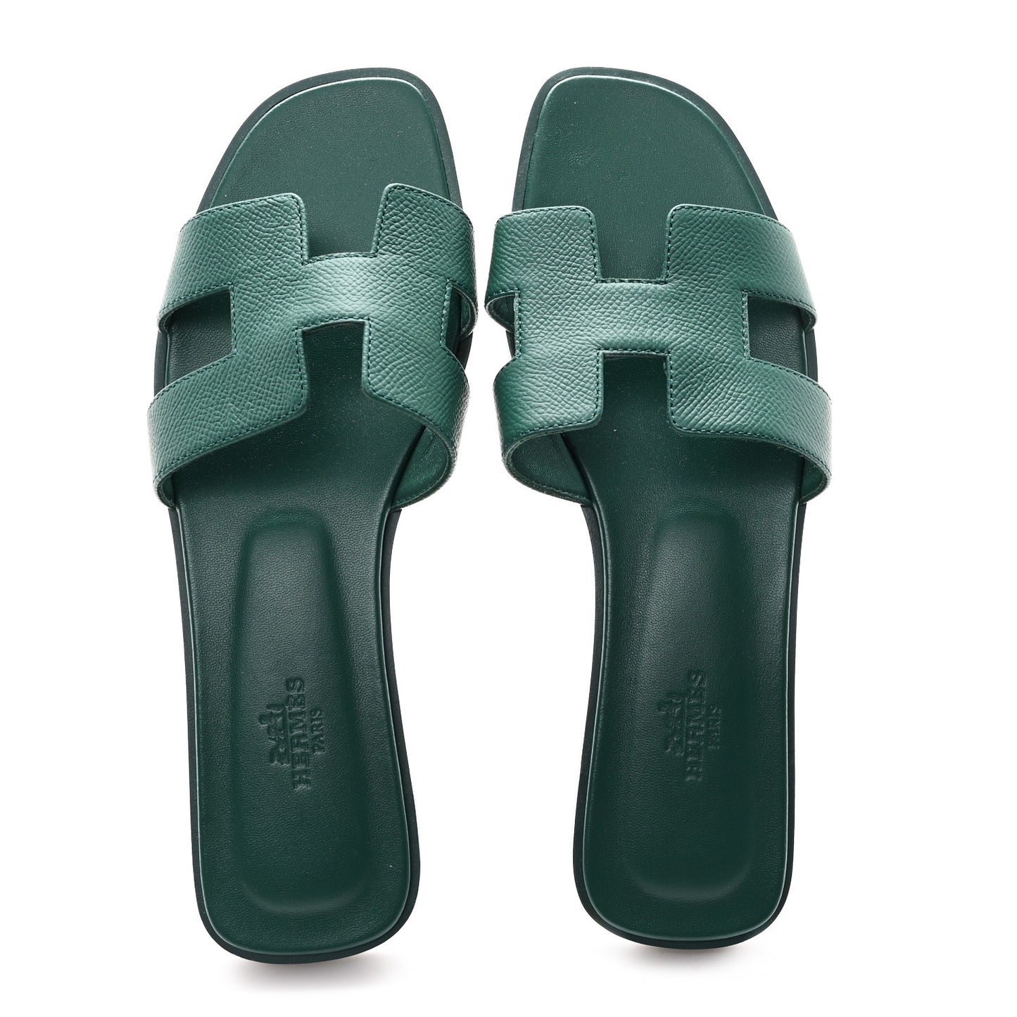 Epsom Oran Sandals 39.5 Vert Bouteille