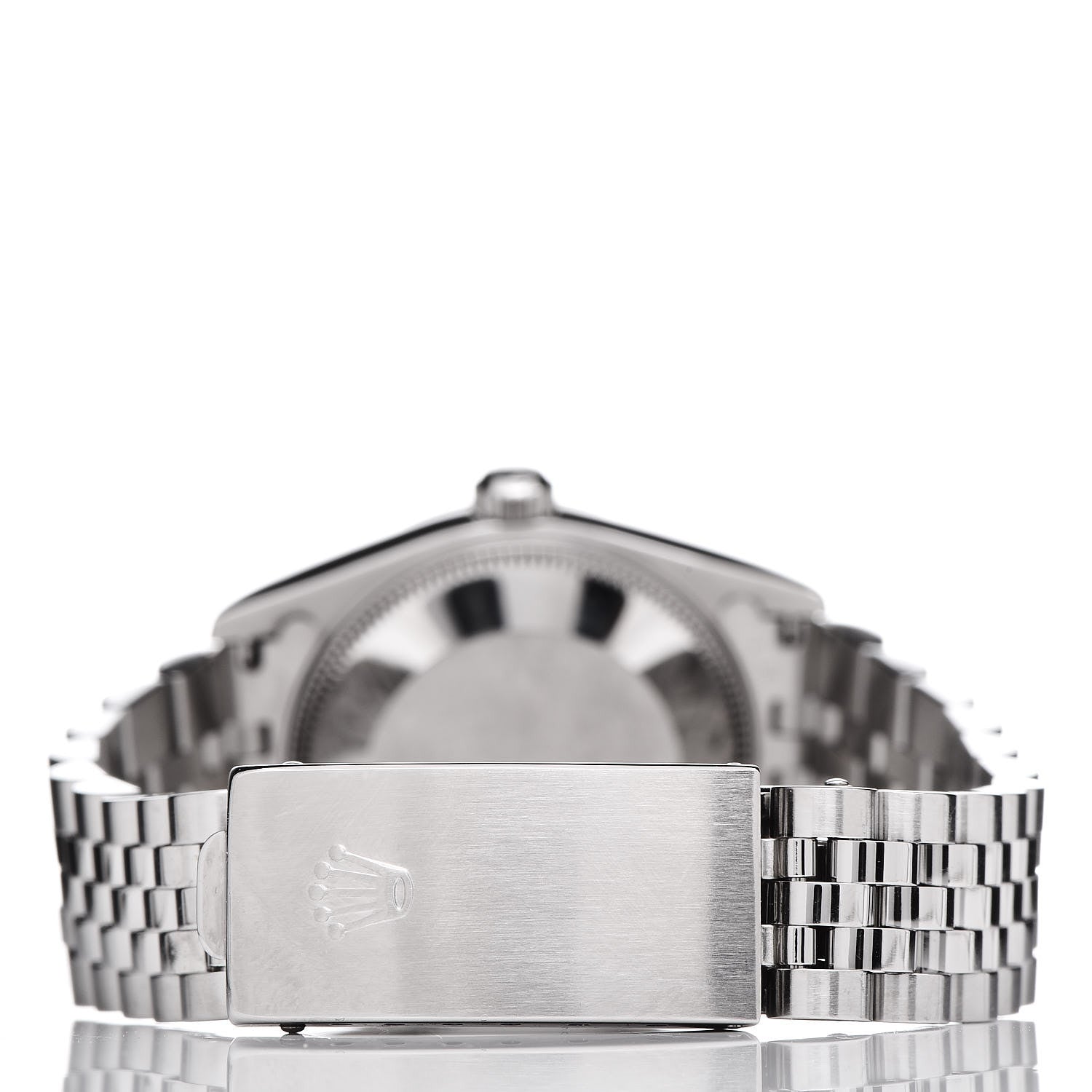 Rolex Stainless Steel 18K White Gold 31mm Oyster Perpetual DateJust Watch Black 78274 4 of 7
