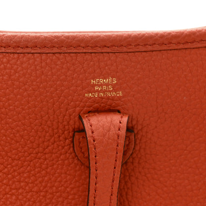 Hermes Taurillon Clemence Evelyne TPM Terre Battue Cuivre 5 of 10