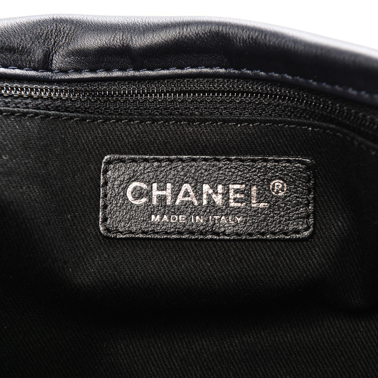 Chanel Calfskin Large Expandable Flap Bag Blue 6 of 7