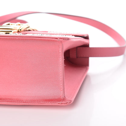 Gucci Satin Crystal Mini Sylvie Top Handle Bag Peony 9 of 9