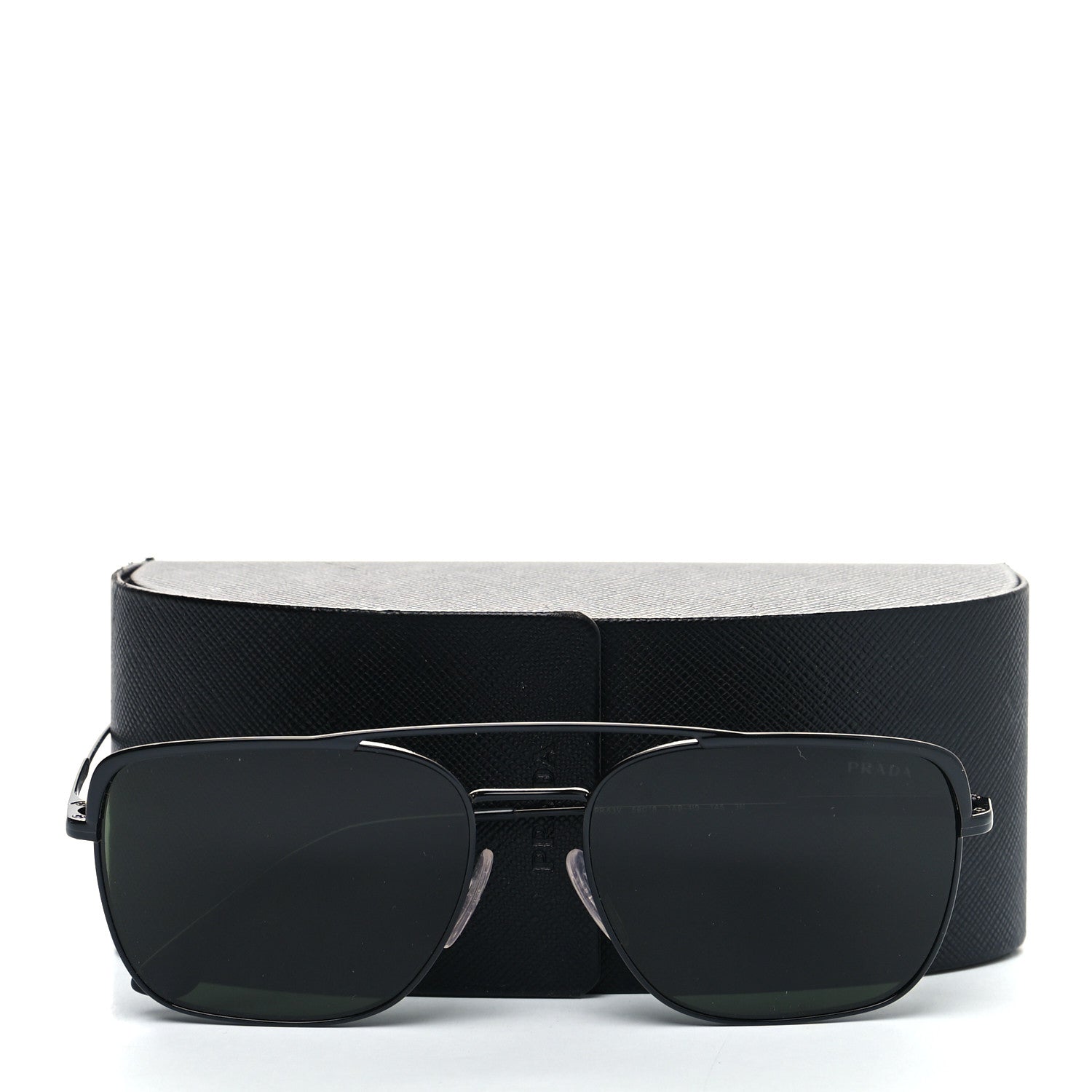 Prada Aviator Sunglasses SPR 53V Black 8 of 8