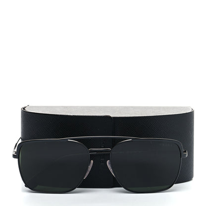 Prada Aviator Sunglasses SPR 53V Black 8 of 8