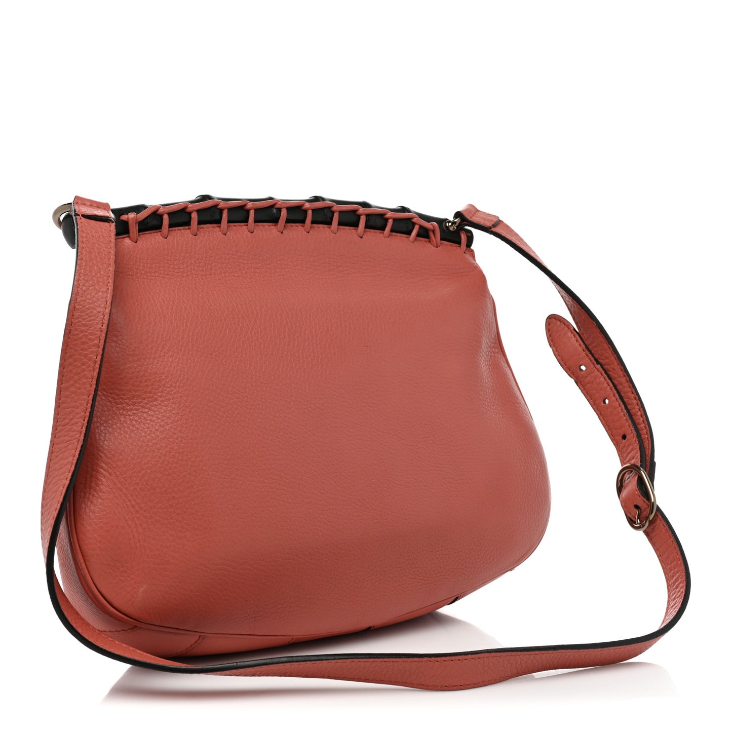 Calfskin Medium Nouveau Fringe Shoulder Bag Pink