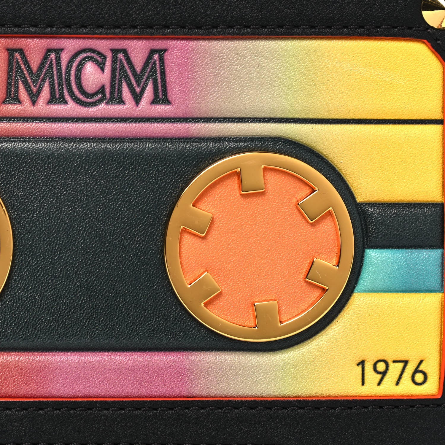 MCM Calfskin Cassette Crossbody Black 6 of 11