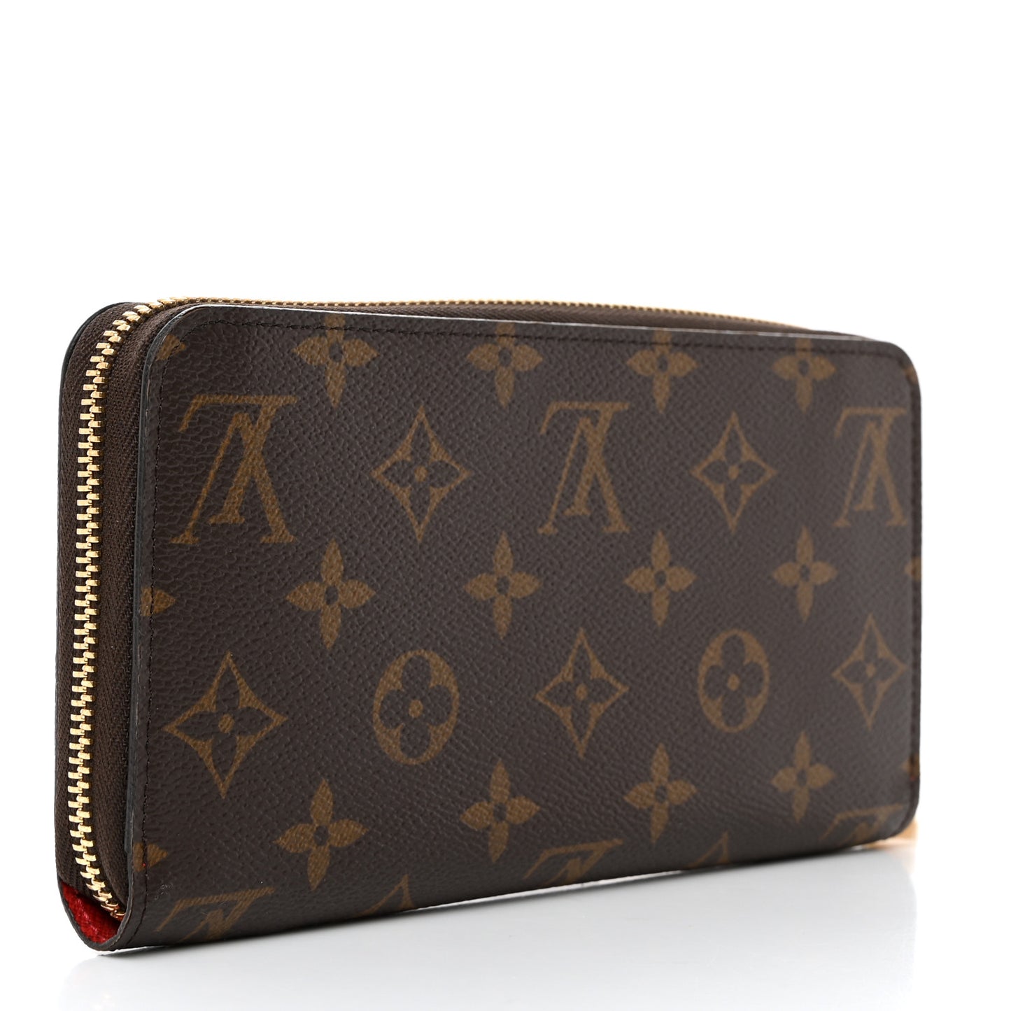 Monogram Zippy Wallet Coquelicot
