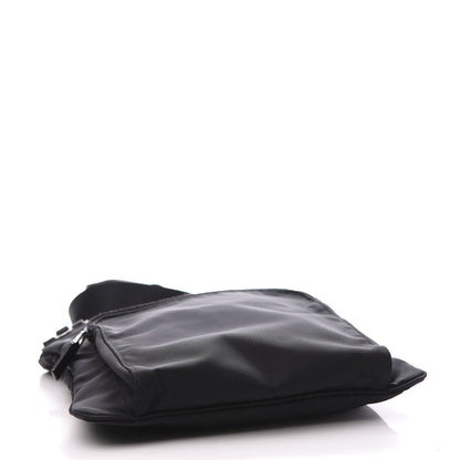 Prada Nylon Vela Flat Messenger Bag Black 3 of 8