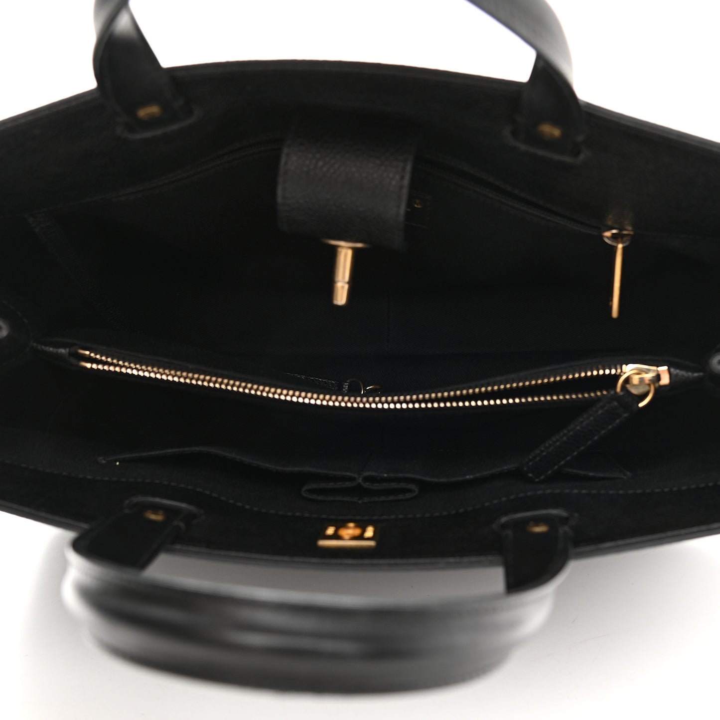Caviar Large Shopping Tote Black