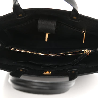 Chanel Caviar Large Shopping Tote Black 5 of 9