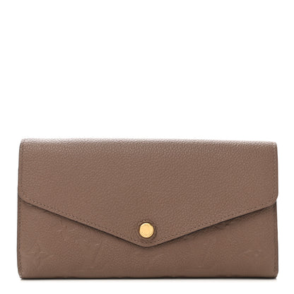 Louis Vuitton Empreinte Sarah Wallet NM Taupe Glace 1 of 9