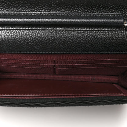 Chanel Caviar Quilted Wallet On Chain WOC Black 5 of 10