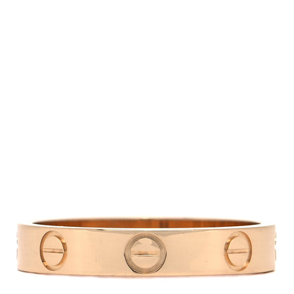 Cartier 18K Yellow Gold 3.5mm LOVE Wedding Band Ring 54 6.75 1 of 5