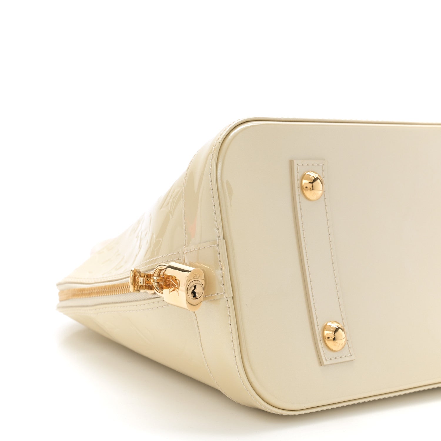 Louis Vuitton Vernis Alma PM Blanc Corail 9 of 10