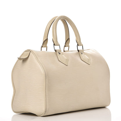 Louis Vuitton Epi Speedy 25 Ivory 3 of 15