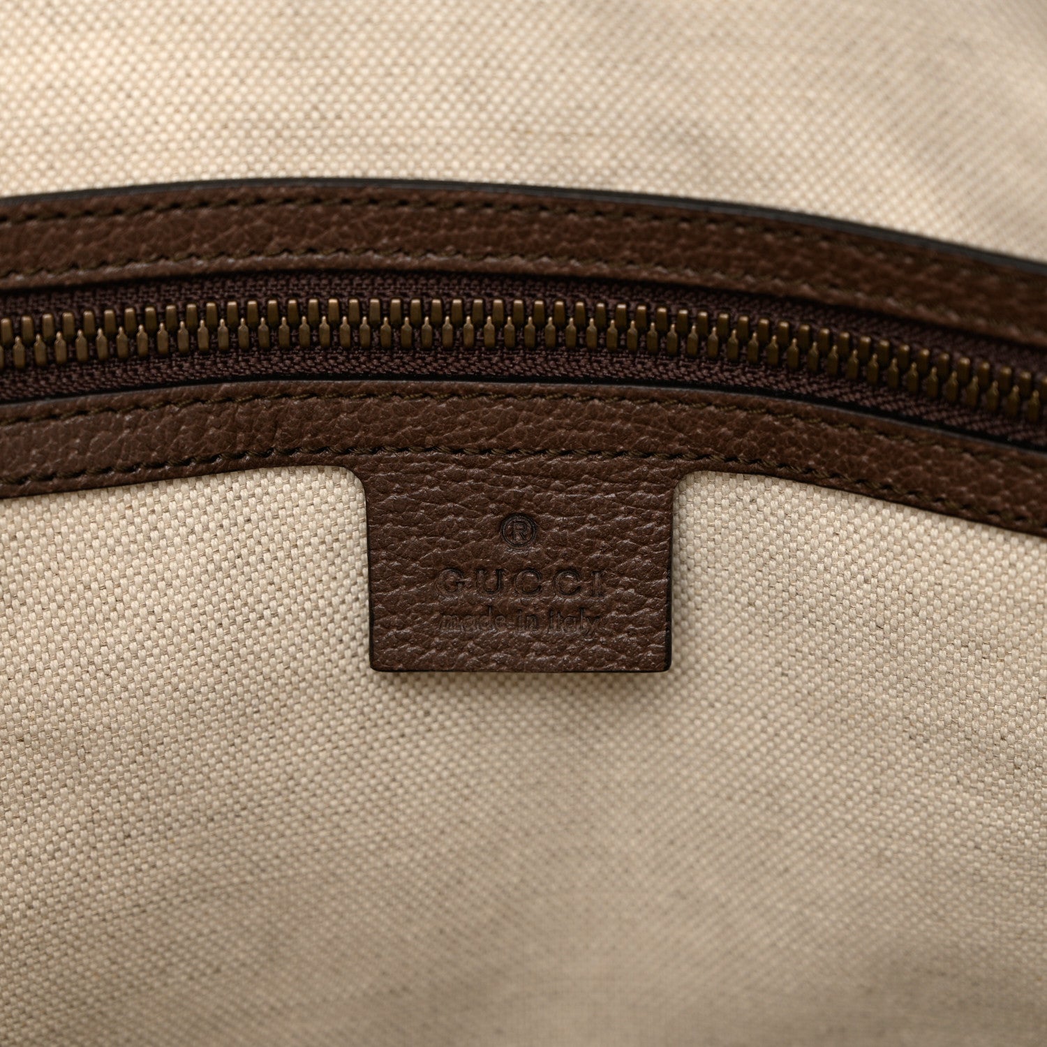 Gucci Soft GG Supreme Monogram Textured Dollar Calfskin Web Large Ophidia Carry-On Duffle Bag Beige Ebony New Acero 5 of 13