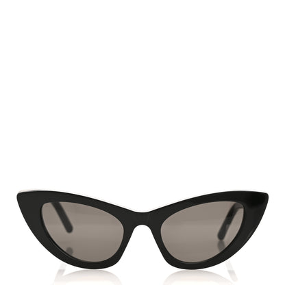 Saint Laurent Acetate Lily Tiger Cat Eye Sunglasses SL213 Black 2 of 8