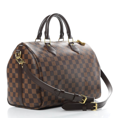 Louis Vuitton Damier Ebene Speedy Bandouliere 30 3 of 13