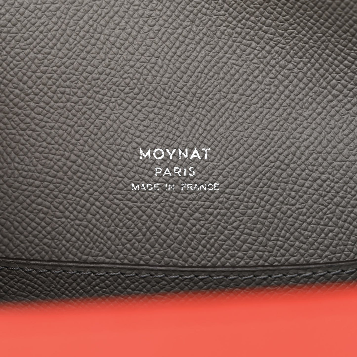 Carat Calfskin Madeleine Bag Coral Zinc