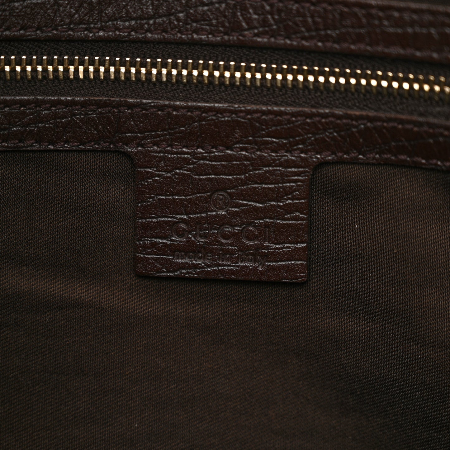Monogram Medium Horsebit Chain Hobo Dark Brown