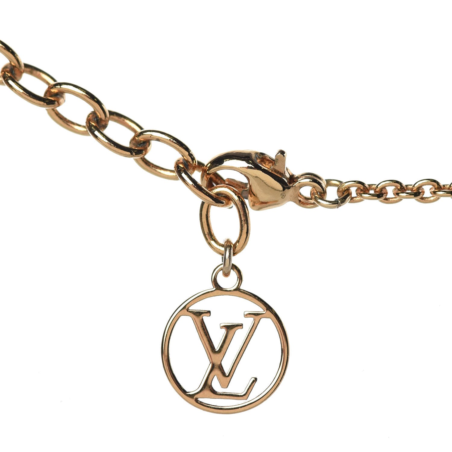 Louis Vuitton Flower Full Necklace Gold 6 of 7