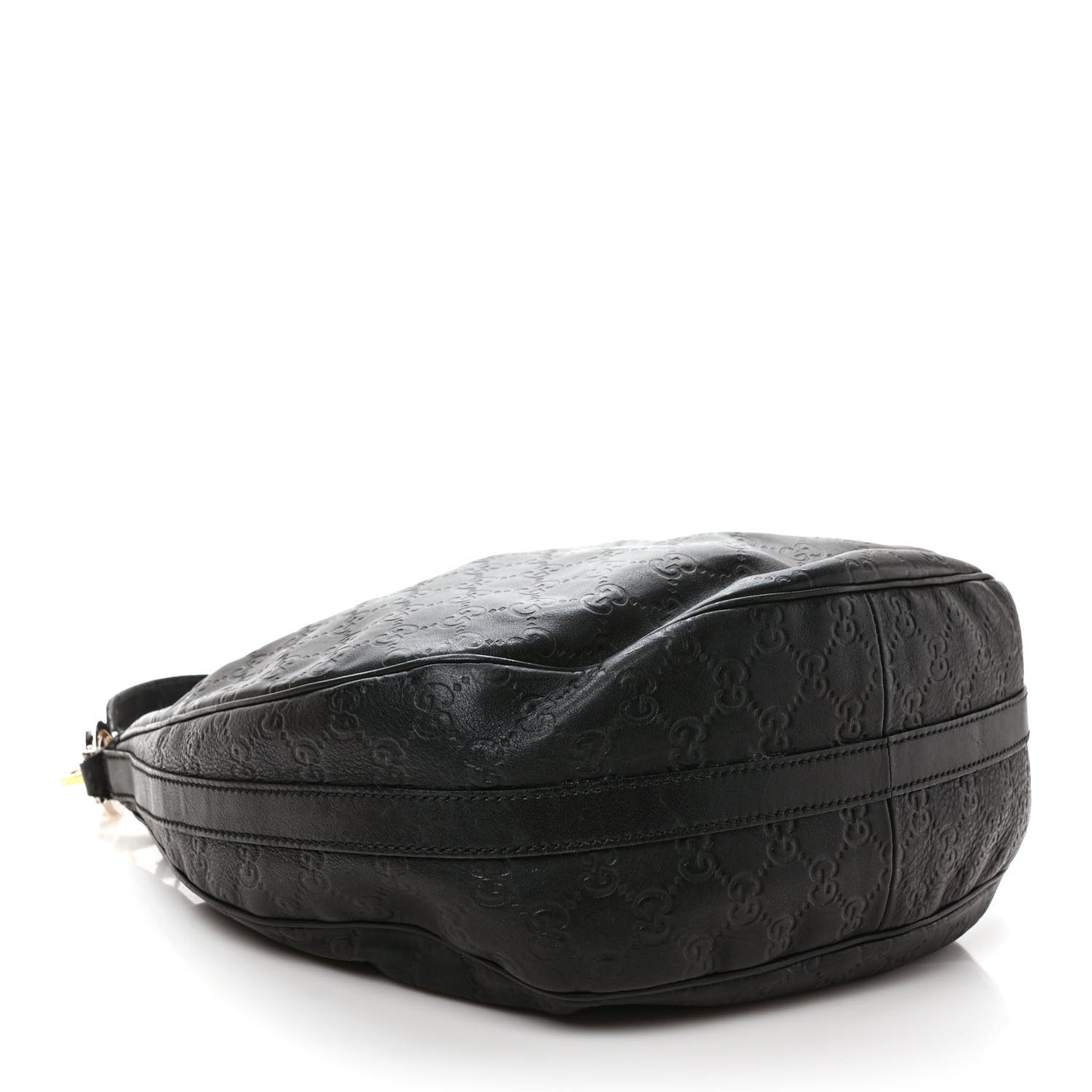 Guccissima Medium GG Twins Hobo Black