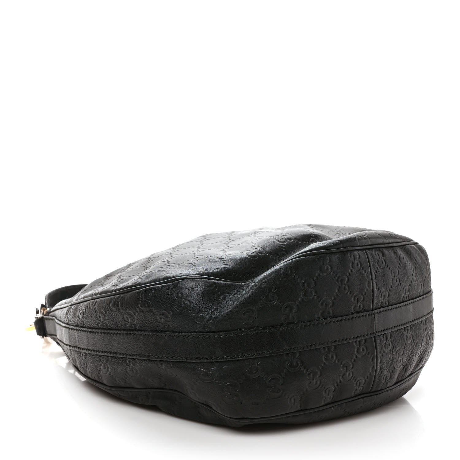 Gucci Guccissima Medium GG Twins Hobo Black 4 of 14