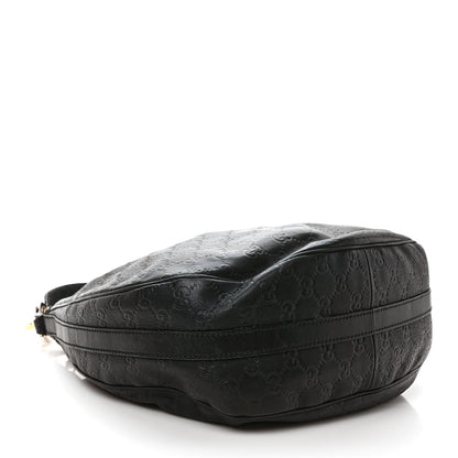 Gucci Guccissima Medium GG Twins Hobo Black 4 of 14