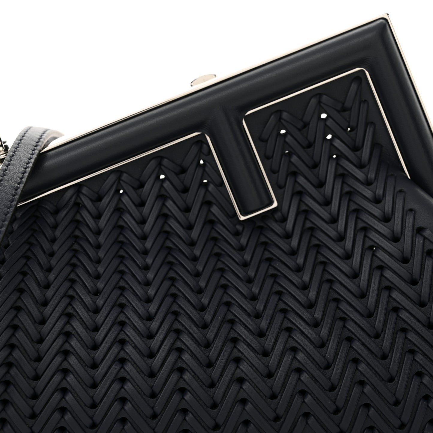 Vitello Grace Intreccio Nappa Small Fendi First Midnight