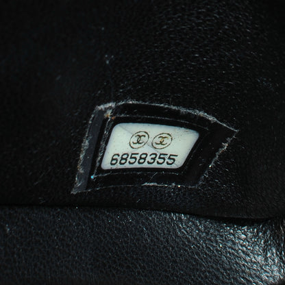 Chanel Canvas Chocolate Bar Quilted Coco East West Flap Black 6 of 7