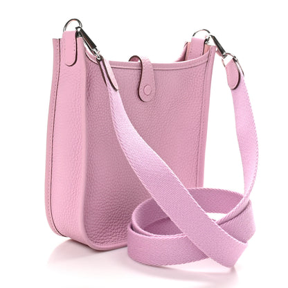 Hermes Taurillon Clemence Evelyne TPM Mauve Sylvestre 3 of 10