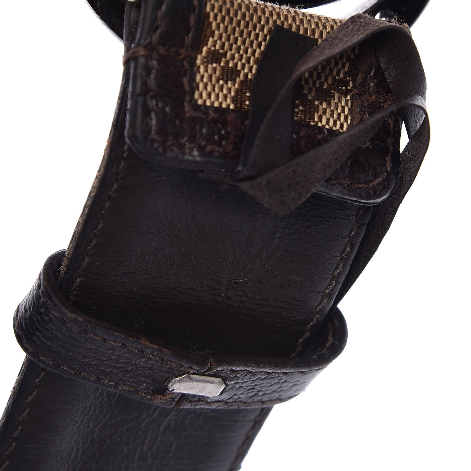 Gucci Monogram Interlocking G Belt 105 42 Brown 8 of 14