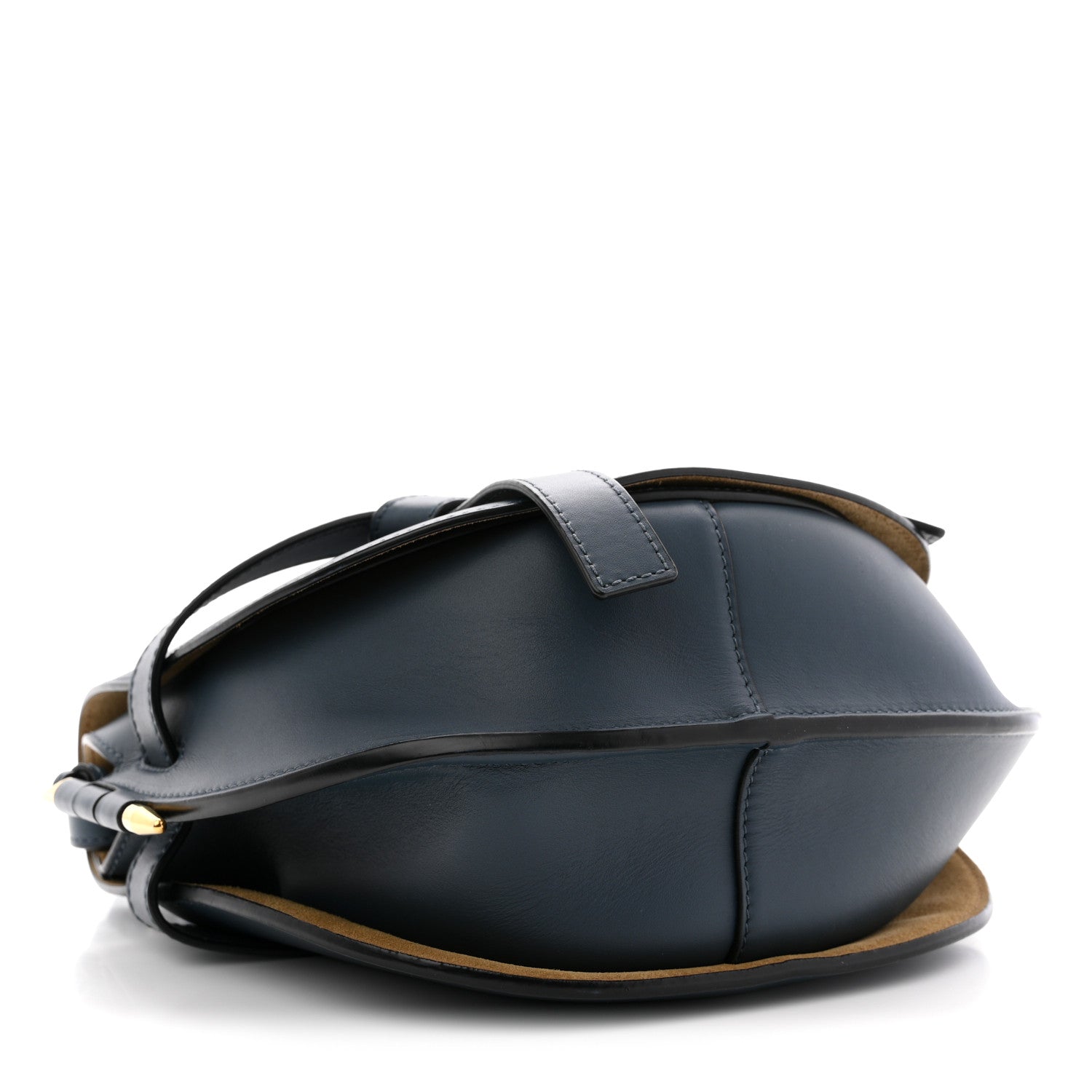Loewe Calfskin Jacquard Small Gate Dual Bag Onyx Blue 1877971