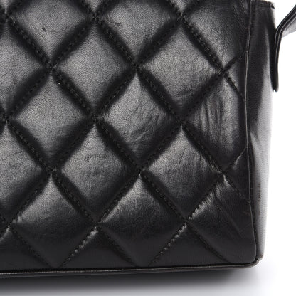Chanel Lambskin Quilted East West Flap Black 17 of 22