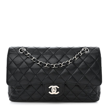 Chanel Caviar Quilted Medium Double Flap Black 1 of 20