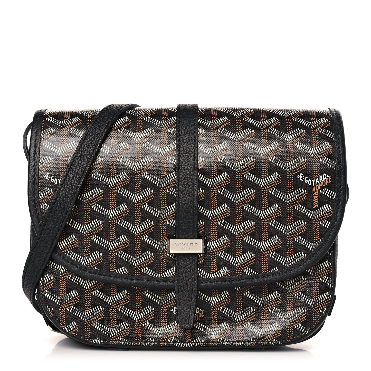 Goyardine Belvedere II PM Messenger Bag Black