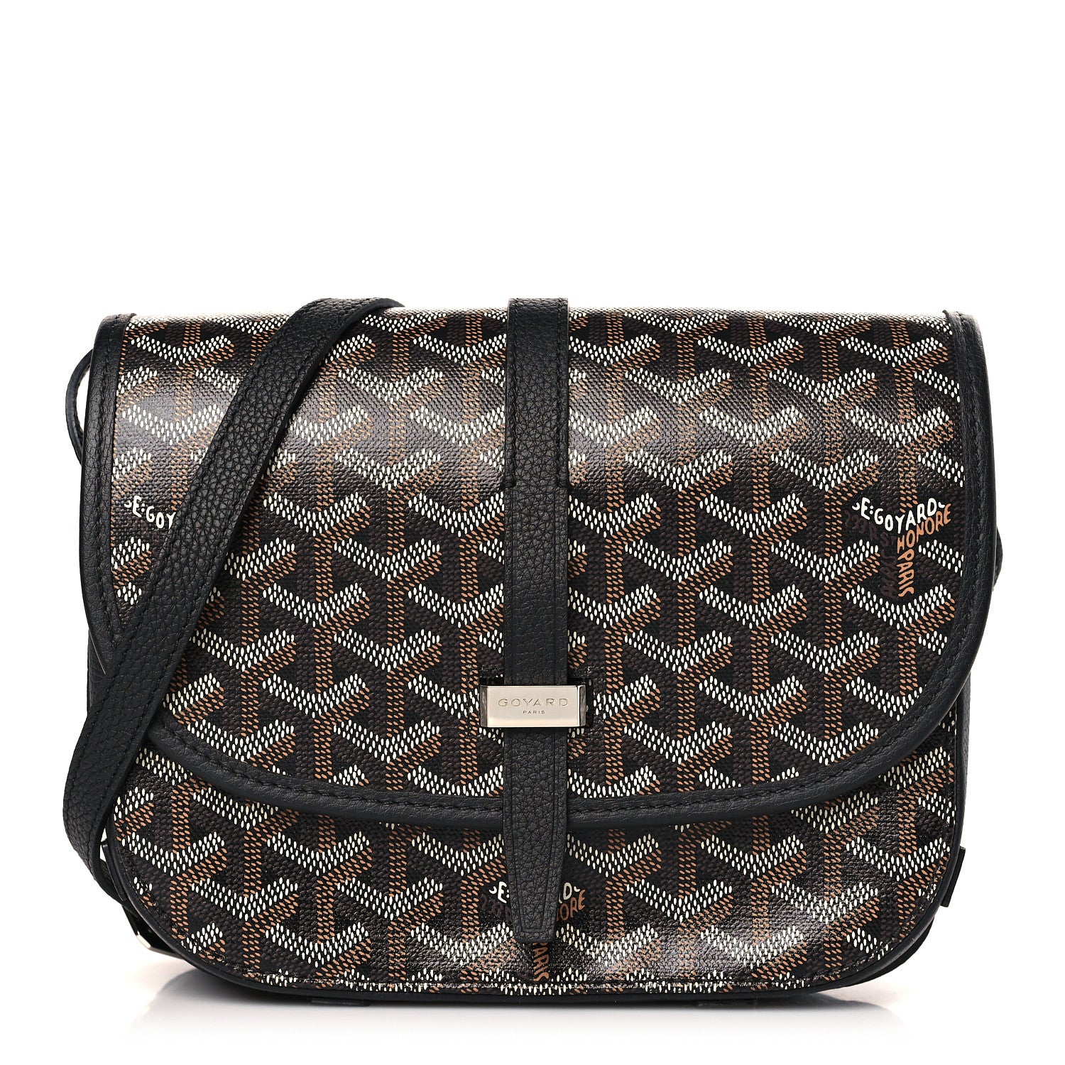 Goyard Goyardine Belvedere II PM Messenger Bag Black 1 of 8