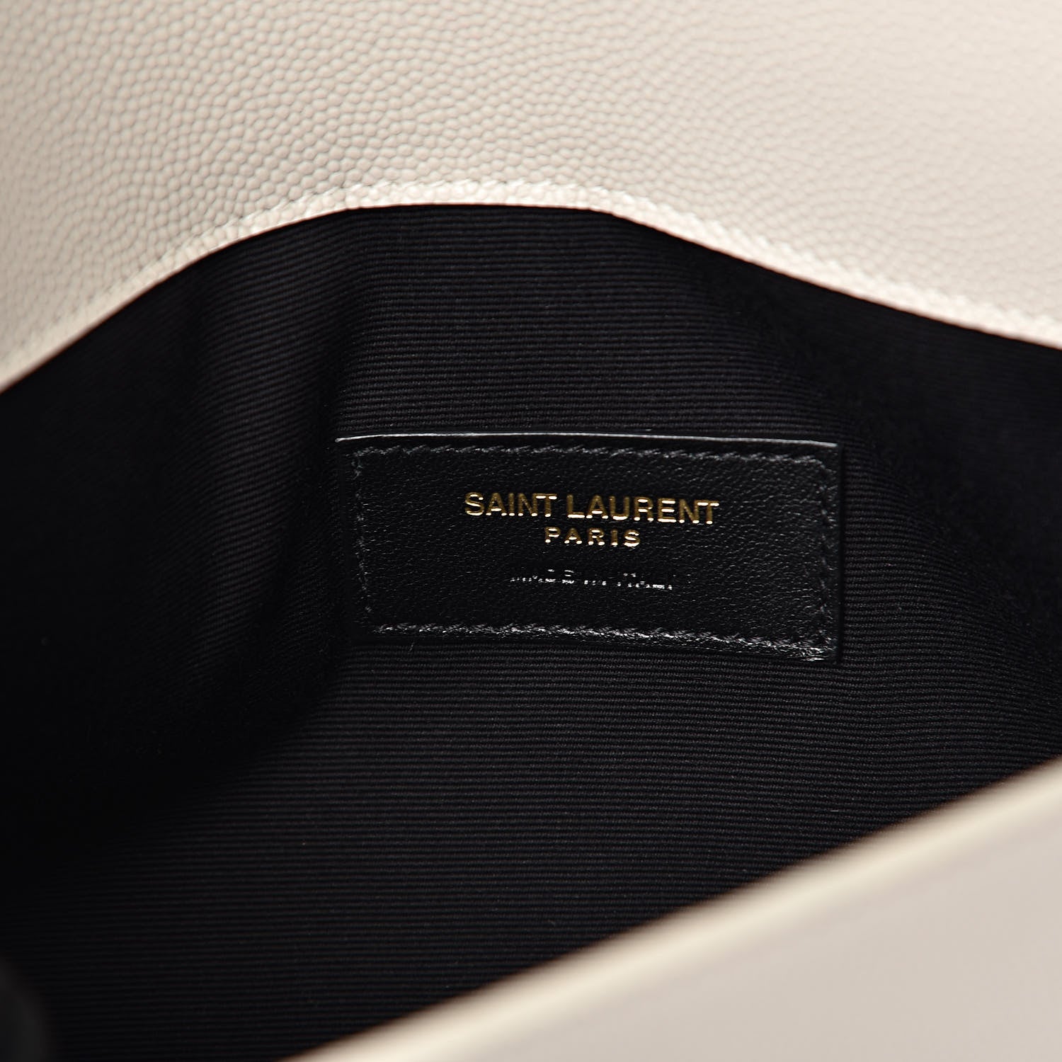 Saint Laurent Grain De Poudre Uptown Pouch Crema Soft 6 of 8