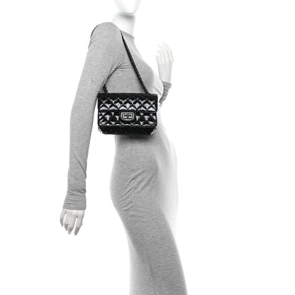 Chanel Patent Calfskin Quilted 2.55 Reissue Mini Flap So Black 2 of 12