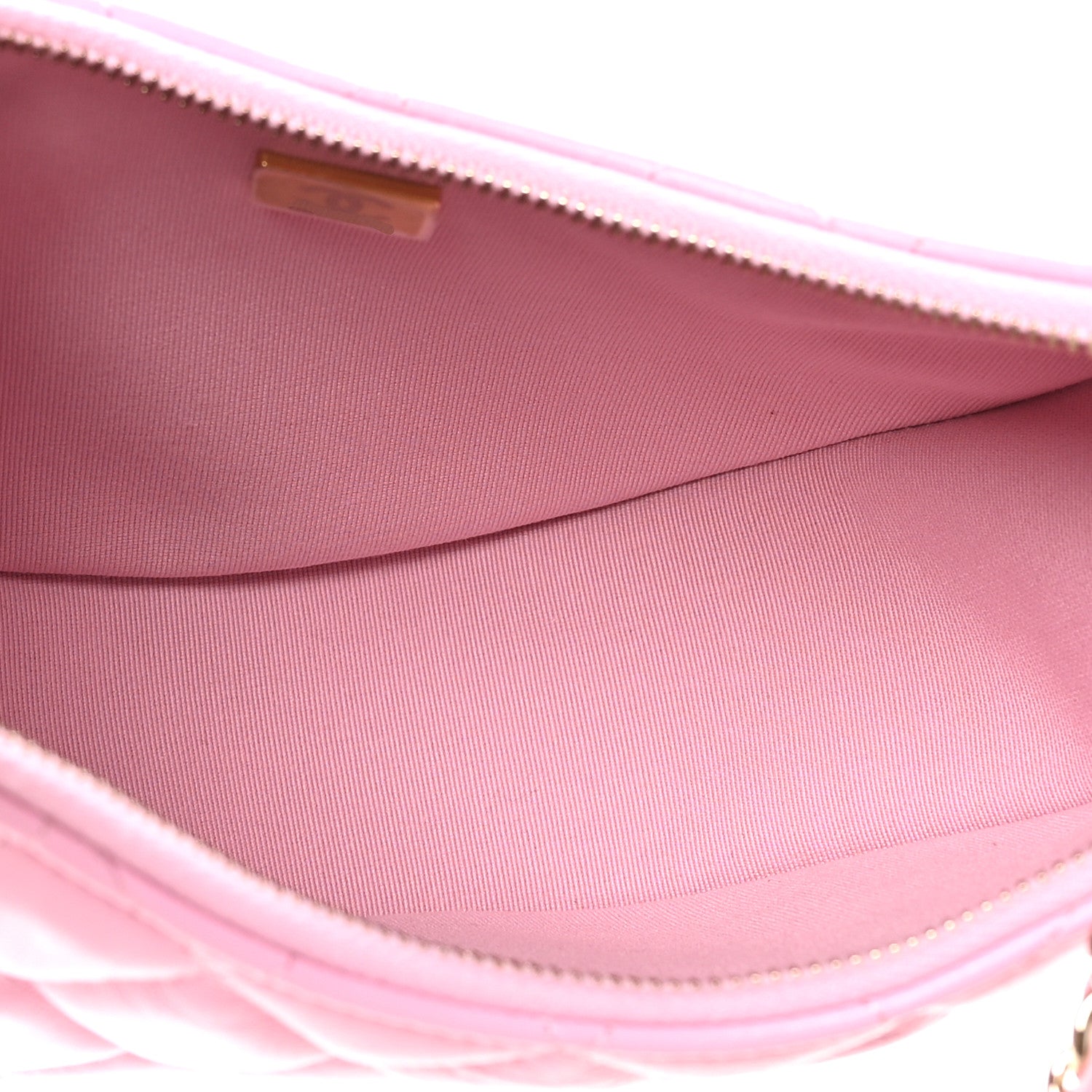 Chanel Lambskin Quilted Small Hobo Bag Pink 5 of 10