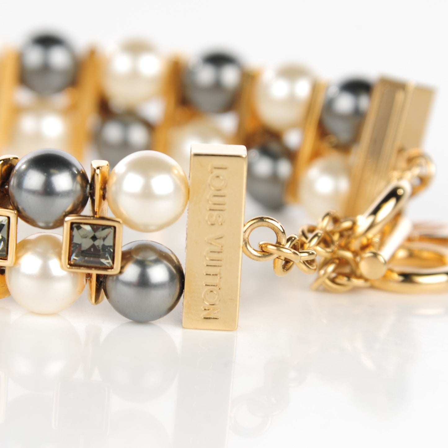 Pearl Crystal Cry Me A River Bracelet