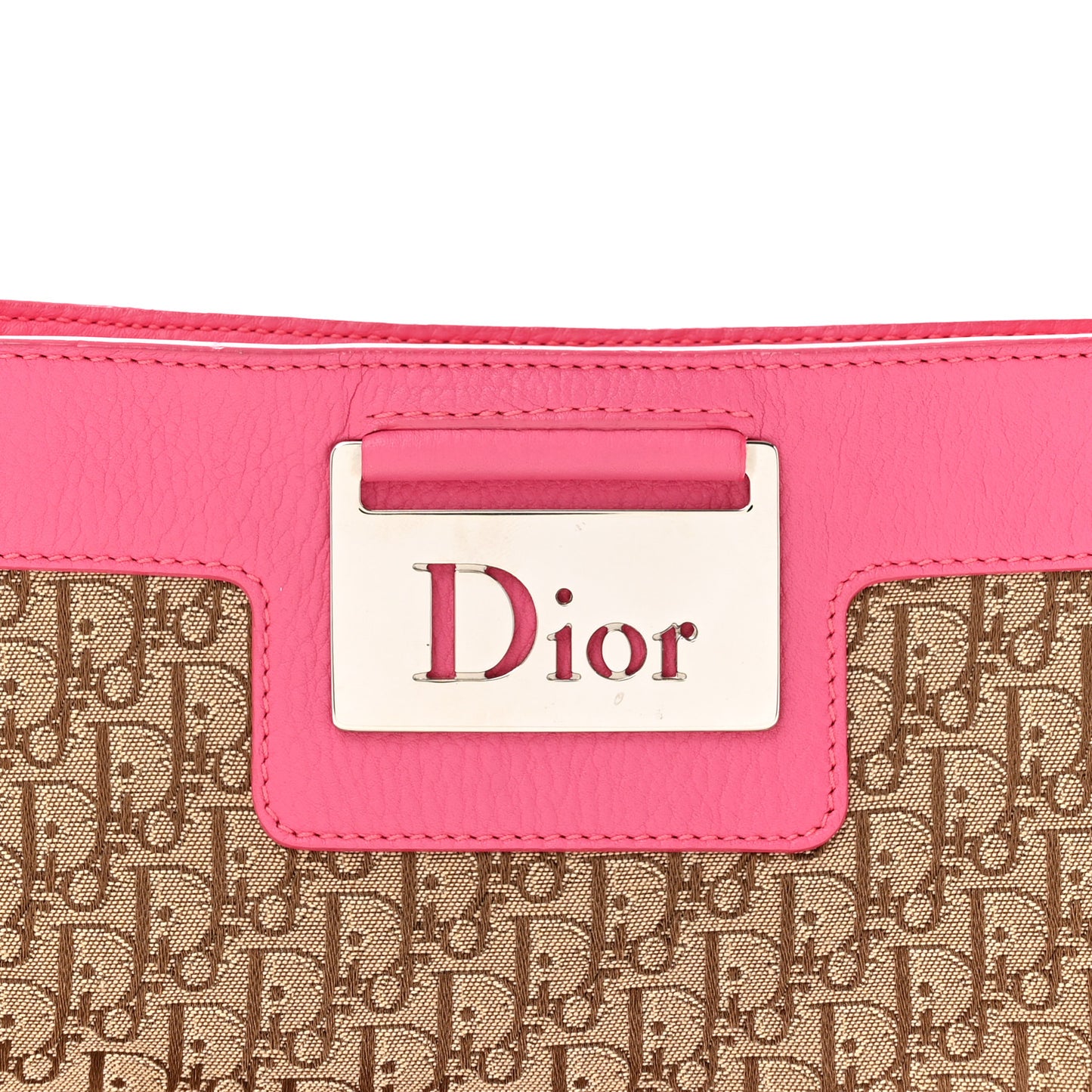 Monogram Street Chic Shoulder Bag Pink Beige