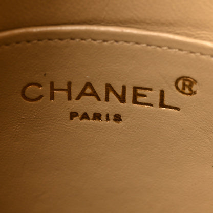 Chanel Lambskin Quilted CC Tote Beige 5 of 11