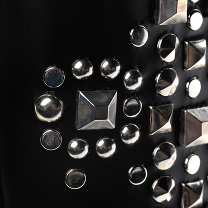 Saint Laurent Ketta Studded Babies 40 Brod Knee High Boots 35.5 Black 11 of 17