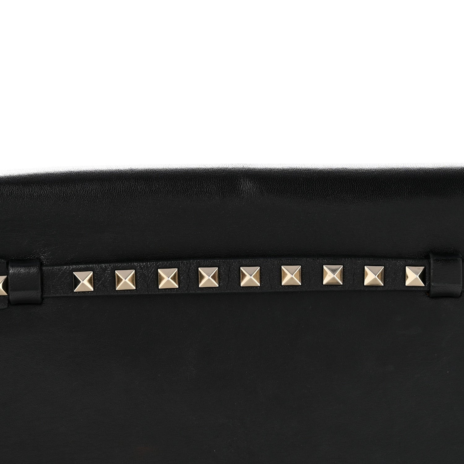 Valentino Garavani Nappa Rockstud Wristlet Clutch Black 8 of 14