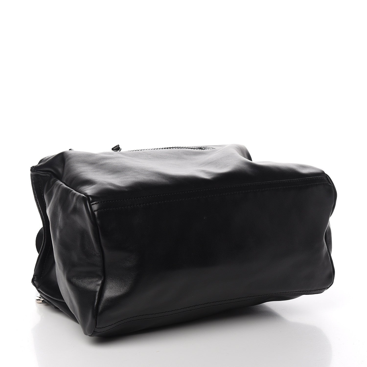 Givenchy Calfskin Medium Pandora Logo Strap Black 3 of 10