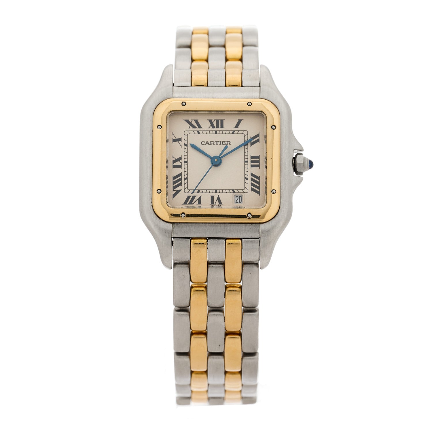 Cartier Stainless Steel 18K Yellow Gold 27mm Panthere Quartz Watch 1 of 4