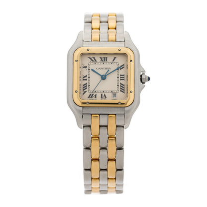 Cartier Stainless Steel 18K Yellow Gold 27mm Panthere Quartz Watch 1 of 4