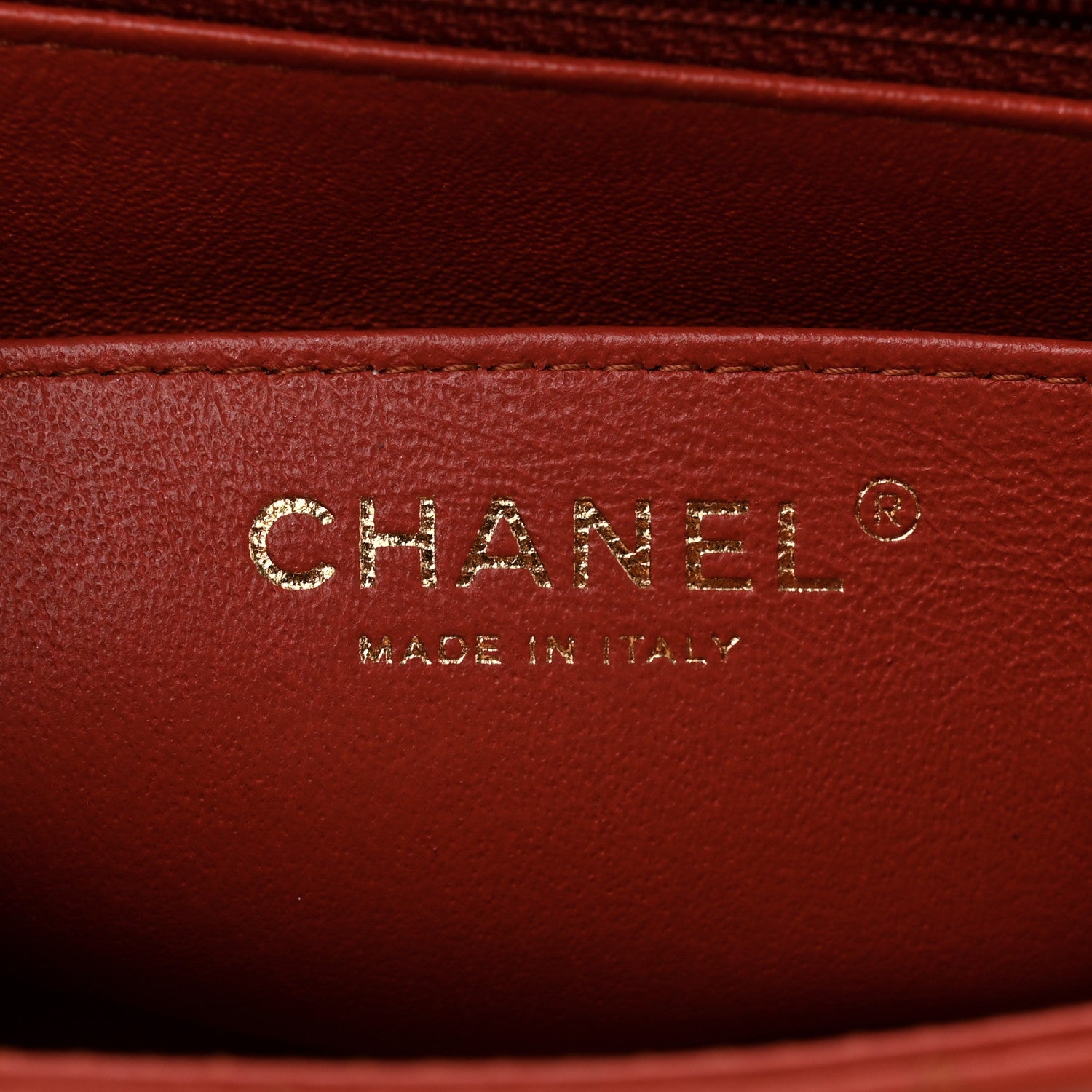 Chanel Lambskin Quilted Mini Rectangular Flap Brown 6 of 11