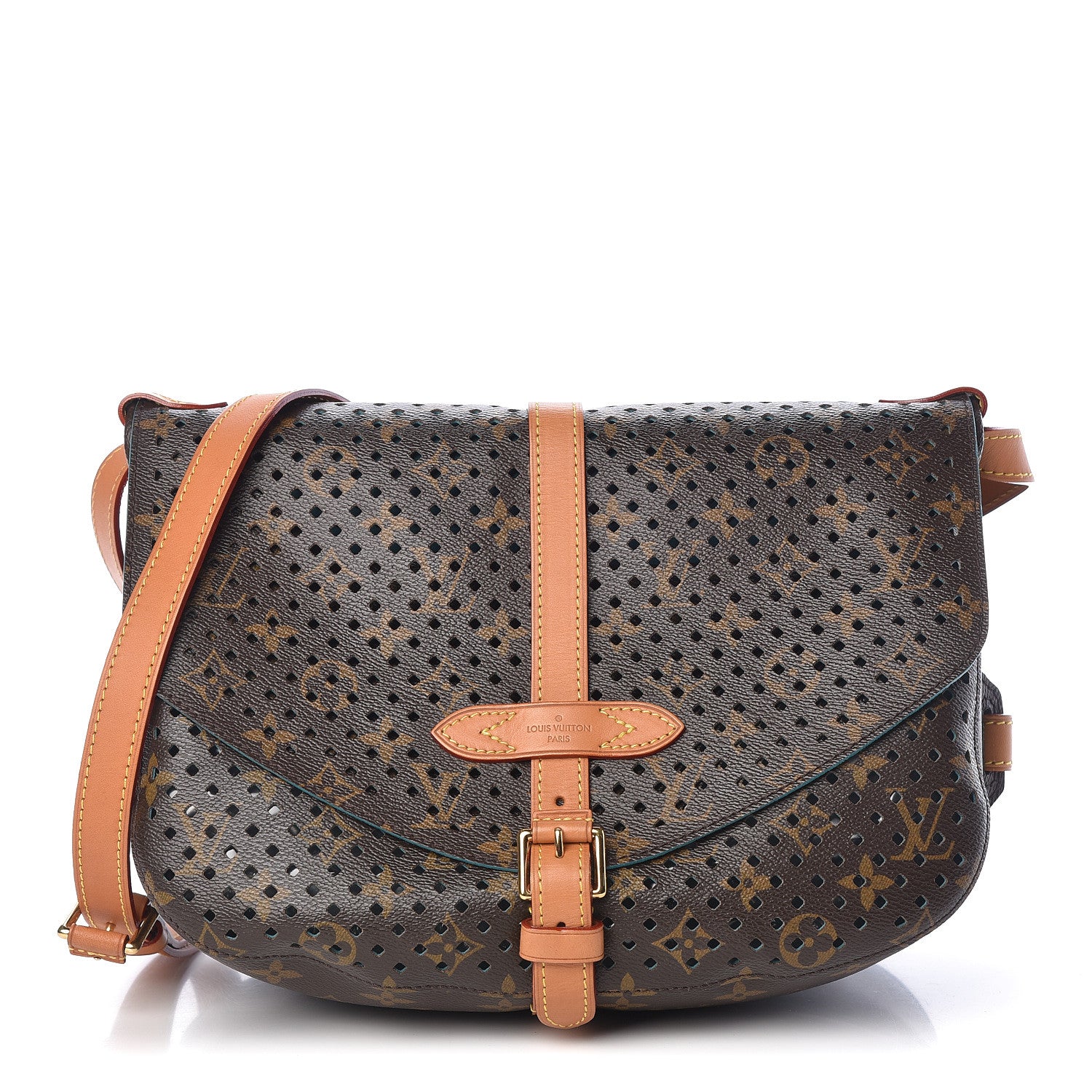 Louis Vuitton Monogram SC Flore Saumur Teal 1 of 11