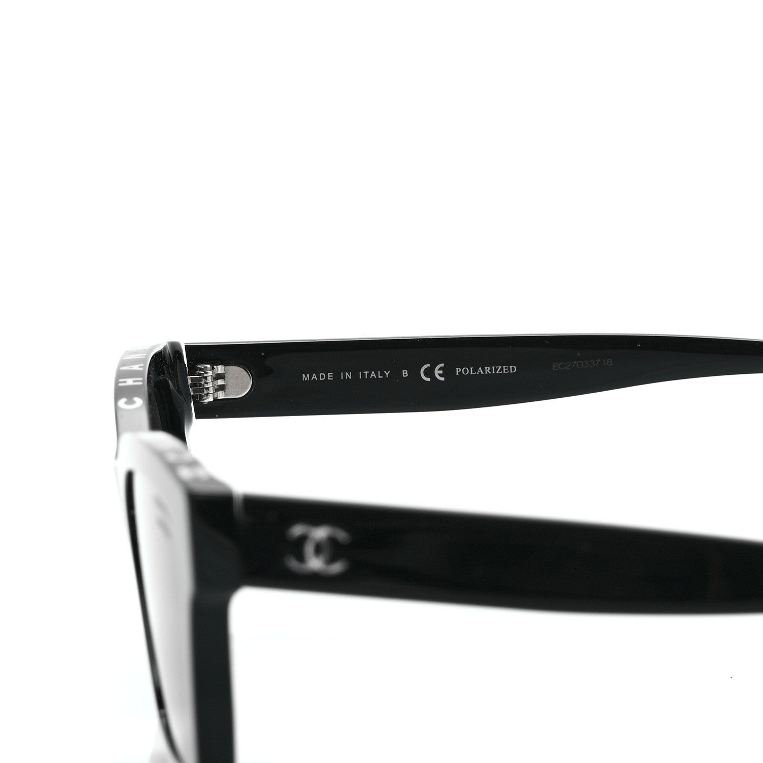 Chanel Acetate Square Sunglasses 5417 Black 7 of 8